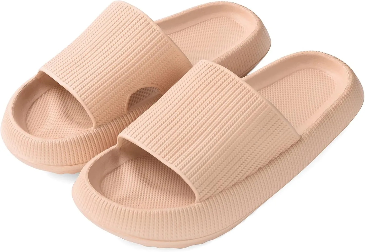 VONMAY Cloud Slides for Men and Women Quick Drying Pillow Slippers Non-Slip Shower Sandals with Cushioned Thick Sole for Comfort & Support