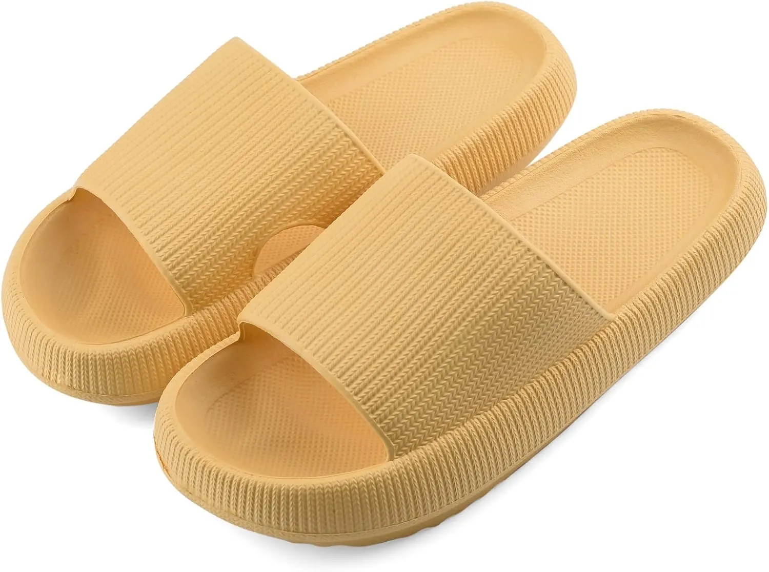 VONMAY Cloud Slides for Men and Women Quick Drying Pillow Slippers Non-Slip Shower Sandals with Cushioned Thick Sole for Comfort & Support