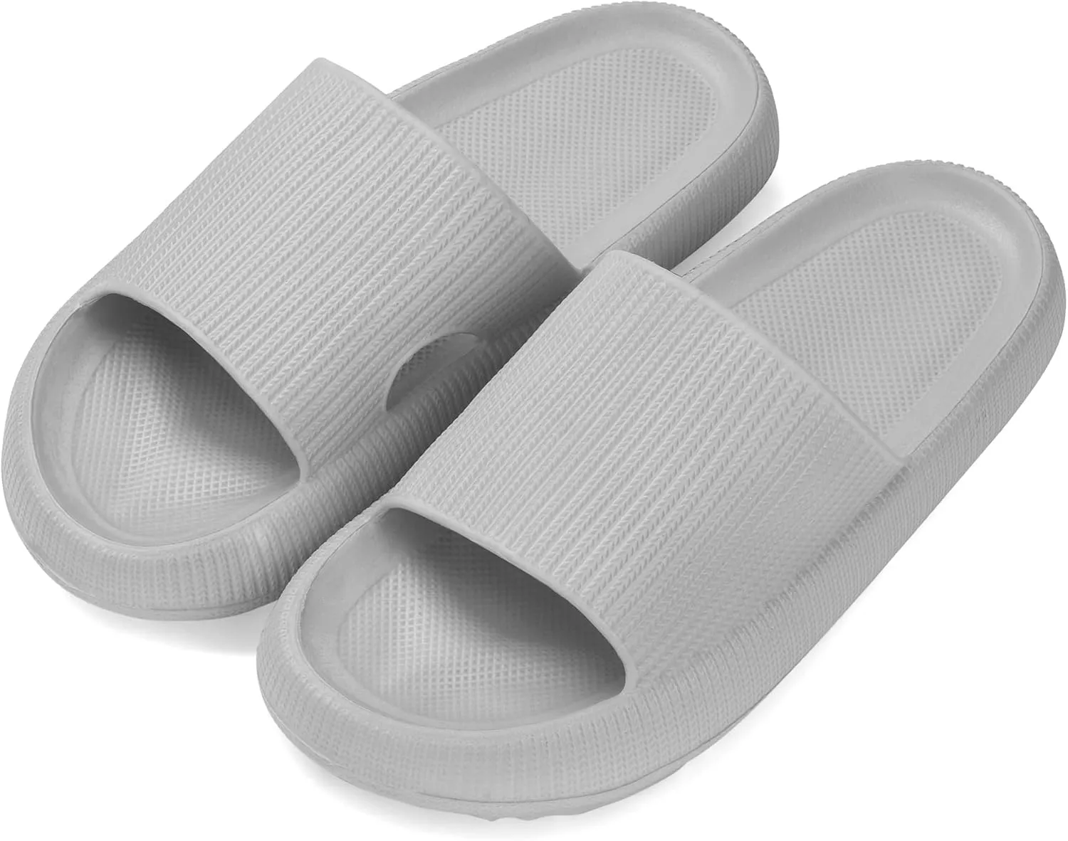 VONMAY Cloud Slides for Men and Women Quick Drying Pillow Slippers Non-Slip Shower Sandals with Cushioned Thick Sole for Comfort & Support