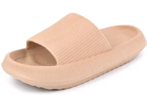 VONMAY Cloud Slides for Men and Women Quick Drying Pillow Slippers Non-Slip Shower Sandals with Cushioned Thick Sole for Comfort & Support