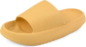 VONMAY Cloud Slides for Men and Women Quick Drying Pillow Slippers Non-Slip Shower Sandals with Cushioned Thick Sole for Comfort & Support