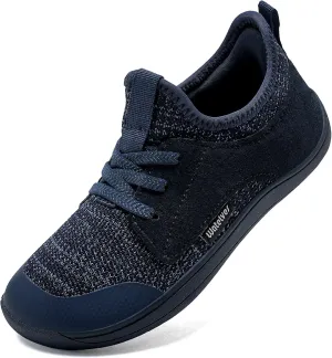 WateLves Toddler Little/Big Kid Wide Barefoot Shoes Boys Girls Minimalist Sneakers Splay Naturally Lightweight Breathable Running Tennis Shoes
