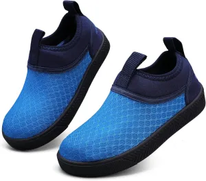 WateLves Toddler Water Shoes Kids Boys and Girls - Quick-Dry Multi-Purpose Casual Water Sneakers Slip On with Drainage Holes for Swim Walking Beach Vacation Essentials