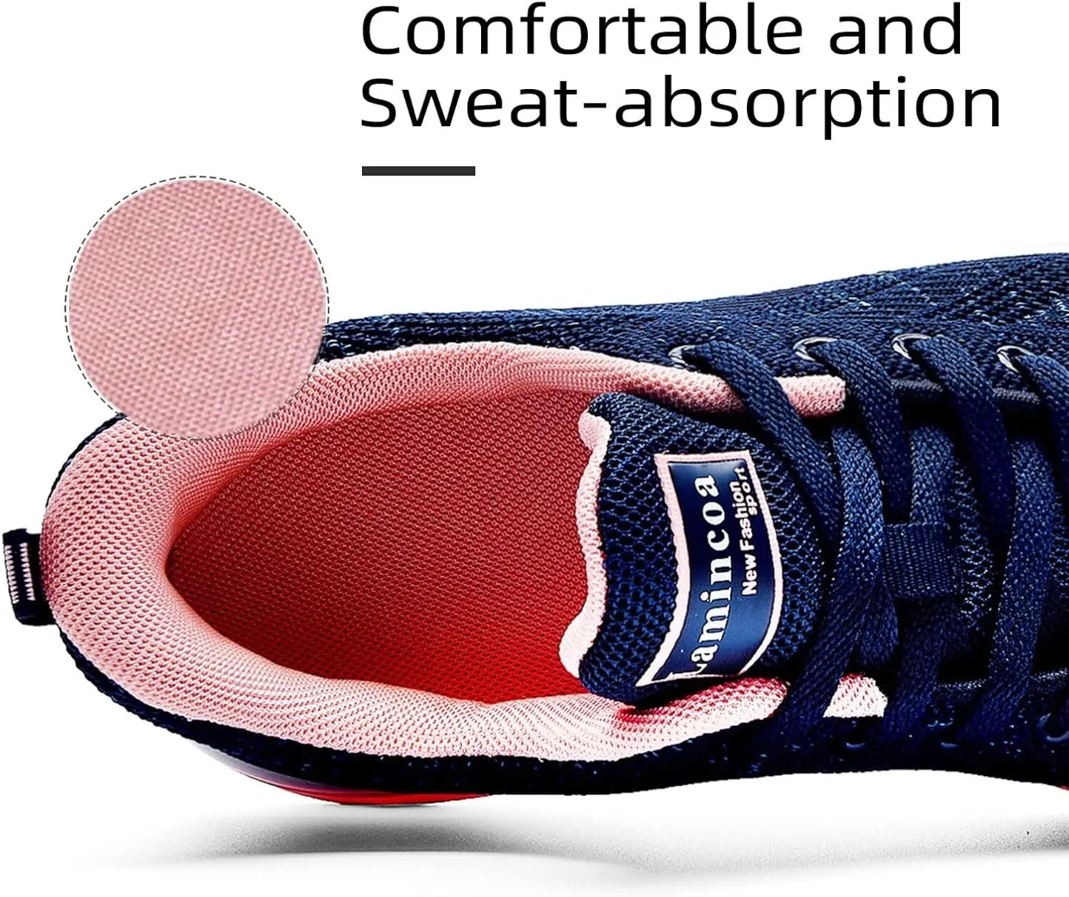 Wide Width Womens Sneakers Air Cushion Running Shoes Walking Tennis Shoes for Women