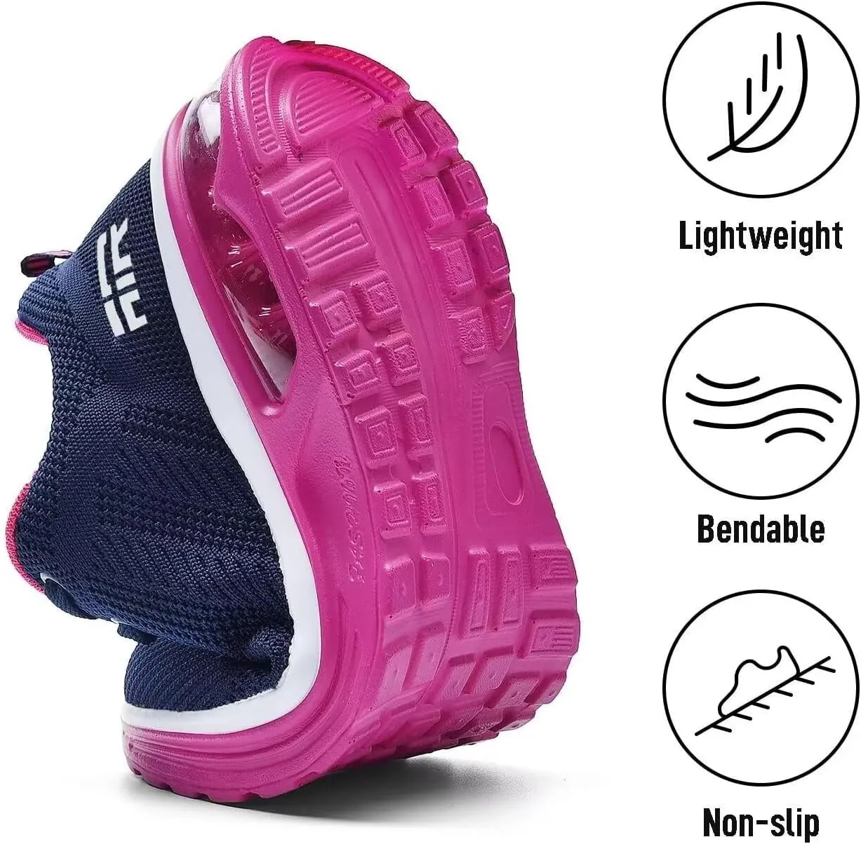 Wide Width Womens Sneakers Air Cushion Running Shoes Walking Tennis Shoes for Women
