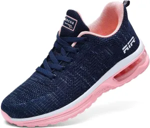 Wide Width Womens Sneakers Air Cushion Running Shoes Walking Tennis Shoes for Women