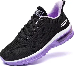 Wide Width Womens Sneakers Air Cushion Running Shoes Walking Tennis Shoes for Women