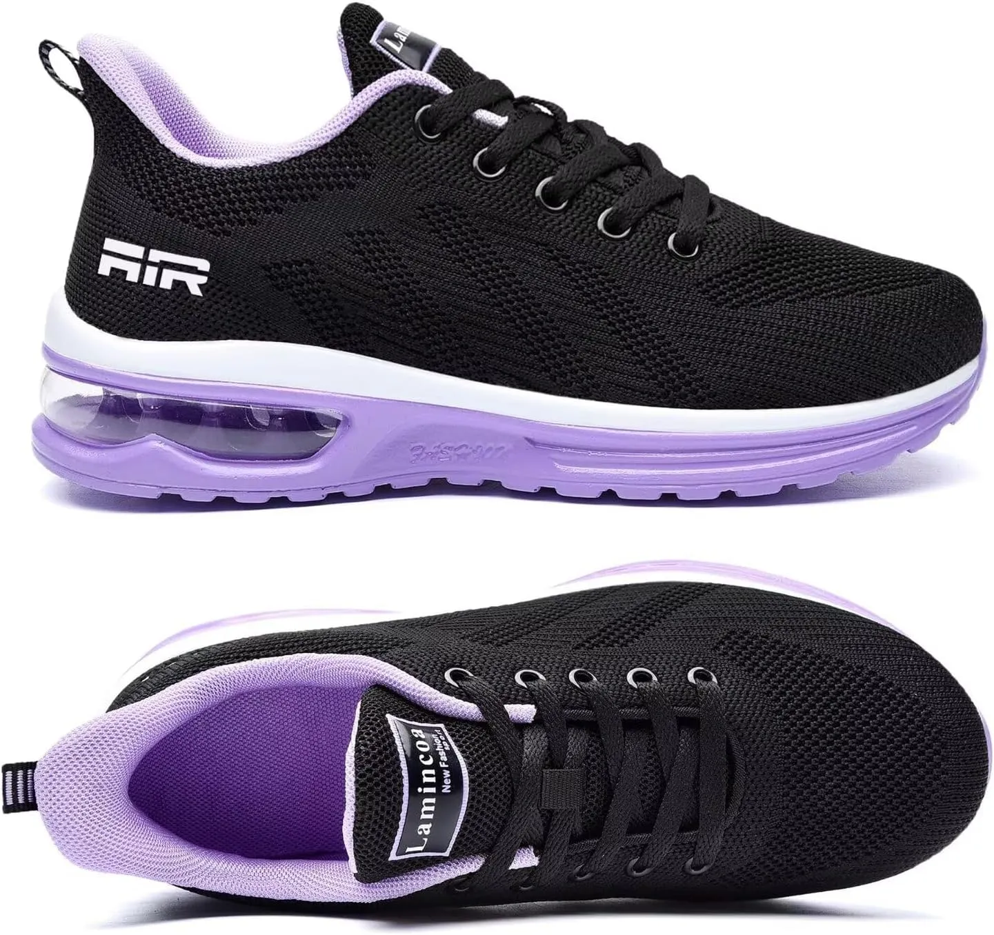 Wide Width Womens Sneakers Air Cushion Running Shoes Walking Tennis Shoes for Women