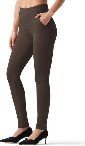 Willit Women's Yoga Dress Pants Skinny Work Slacks Leggings Stretch Office Pants High Waisted Business Casual Pants 27"/28"