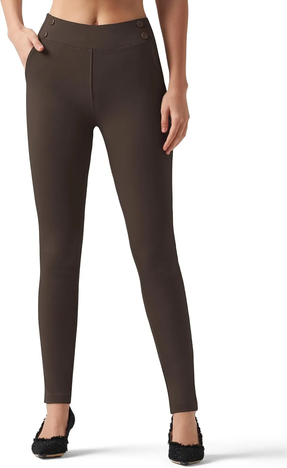 Willit Women's Yoga Dress Pants Skinny Work Slacks Leggings Stretch Office Pants High Waisted Business Casual Pants 27"/28"