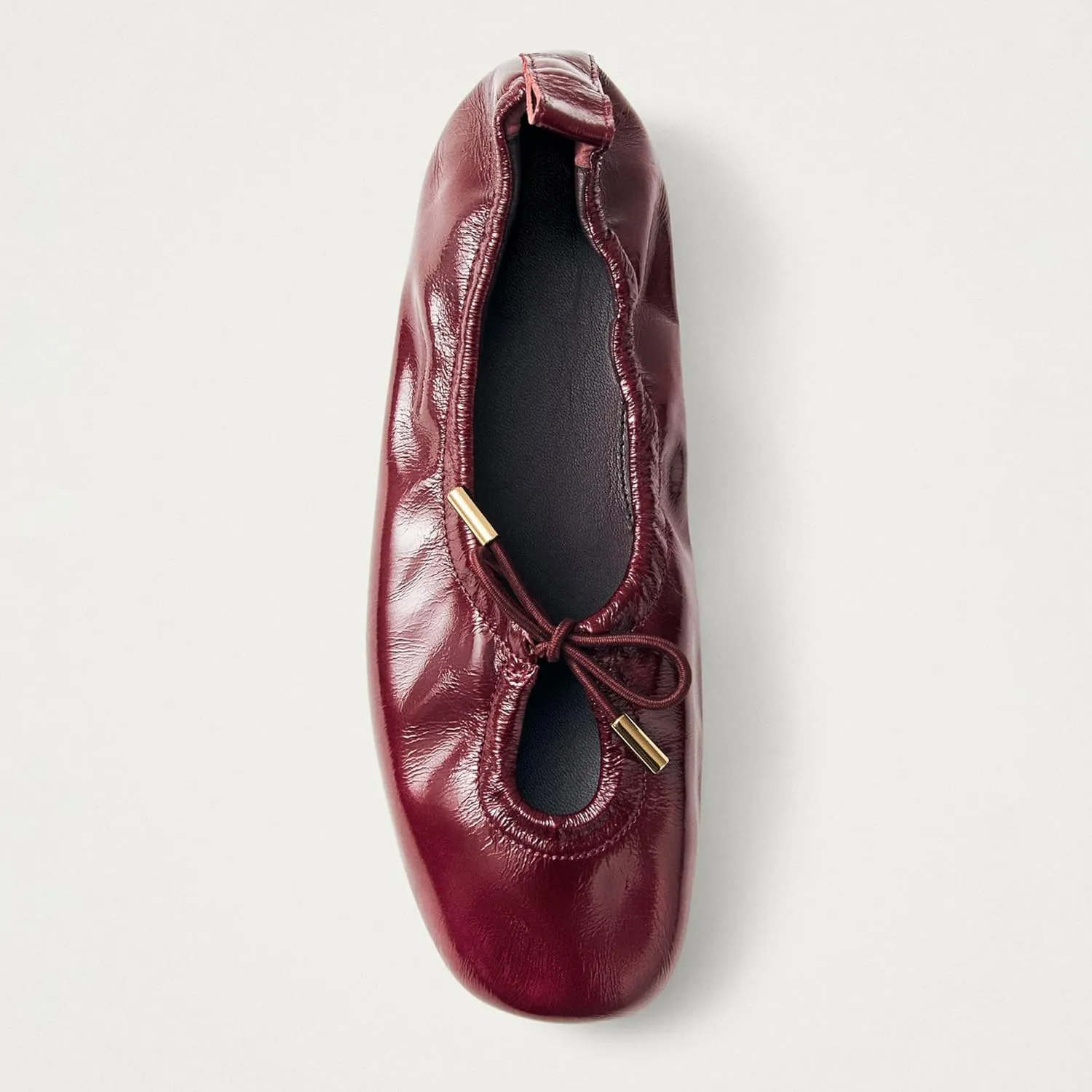 Women Ballet Flats Square Toe Lace Up Bow Ballerina Shoes Cute Slip On Casual Mary Jane Shoes