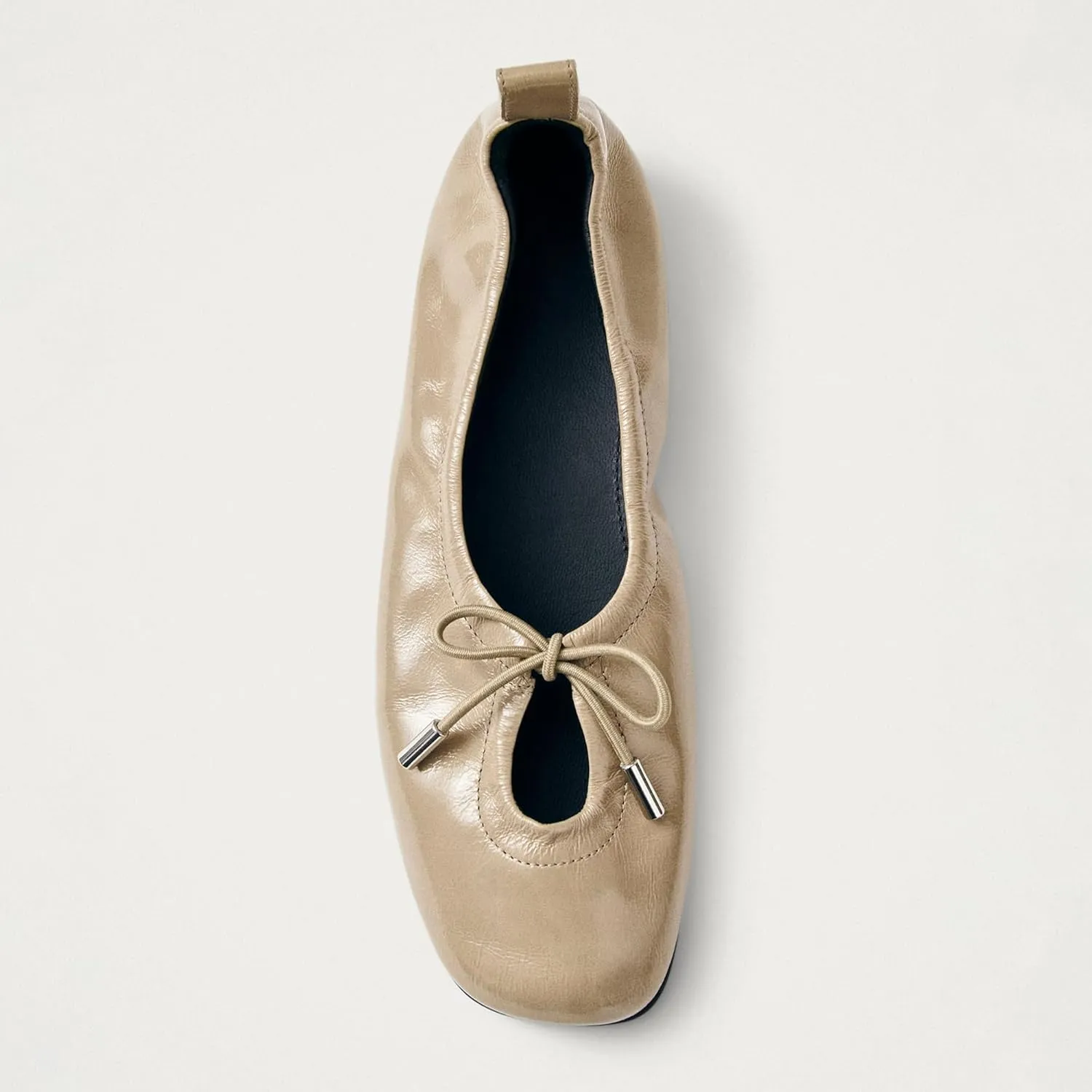 Women Ballet Flats Square Toe Lace Up Bow Ballerina Shoes Cute Slip On Casual Mary Jane Shoes