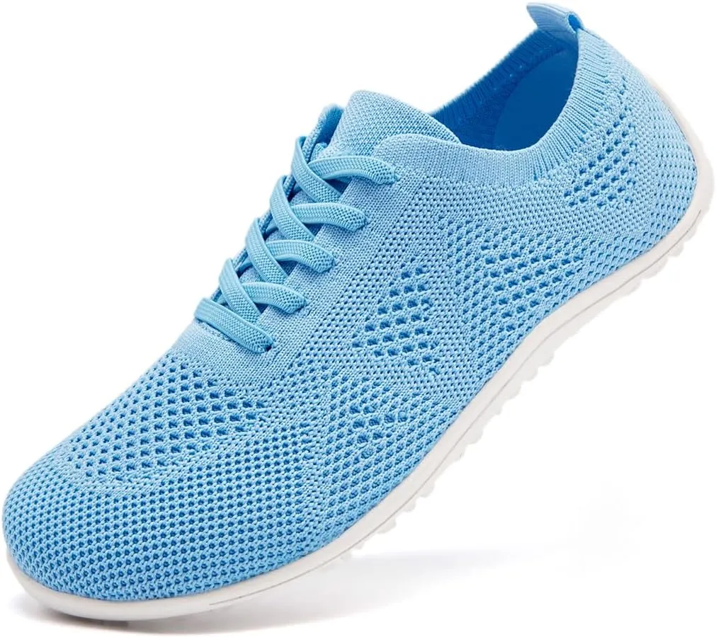Women Barefoot Shoes Slip on Canvas Walking Sports Zero Drop Sole Casual Sneakers Comfortable Breathable Minimalist Soft Beach Outdoor Shoes