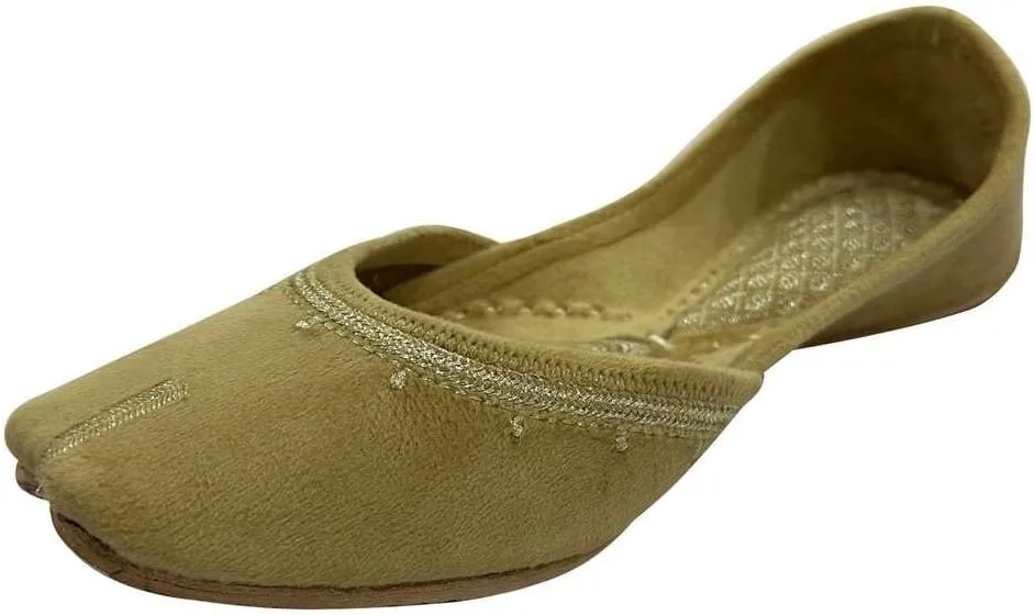 Women Flat Ballerina Comfortable Punjabi Jutti Khussa Shoes Ethnic Loafers Pumps