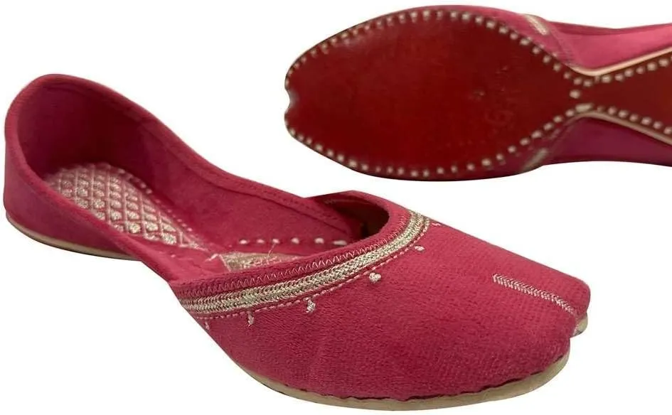 Women Flat Ballerina Comfortable Punjabi Jutti Khussa Shoes Ethnic Loafers Pumps