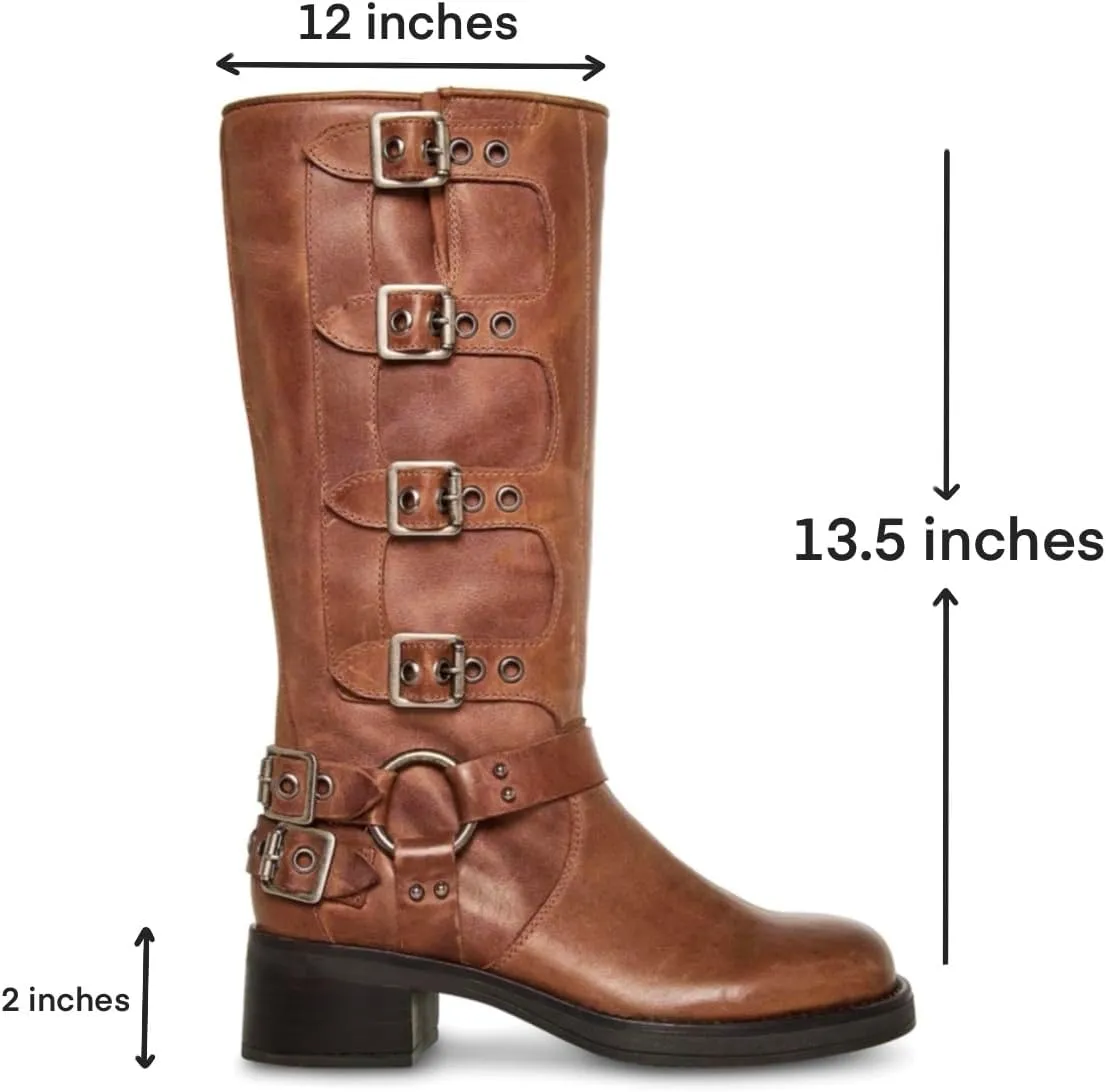 Women Low Chunky Heel Ankle Booties Round Toe Side Zipper Short Boots Vintage 1 inch Block Heel Ankle Boots Distressed Slouchy Short Boots Mid Calf Retro Casual Comfy 4-11 M US