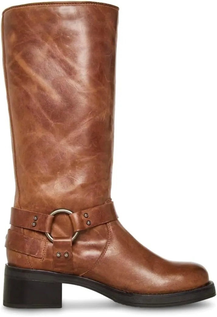 Women Low Chunky Heel Ankle Booties Round Toe Side Zipper Short Boots Vintage 1 inch Block Heel Ankle Boots Distressed Slouchy Short Boots Mid Calf Retro Casual Comfy 4-11 M US