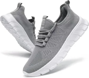 Women Running Shoes Tennis Walking Sneakers Lightweight Slip On Workout Gym Shoes