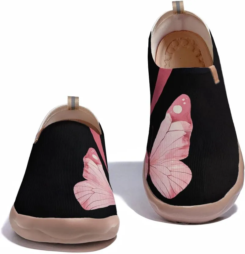 Women's Art Painted Casual Loafers Slip On Walking Shoes Comfortable Lightweight Ladies Travel Sneaker