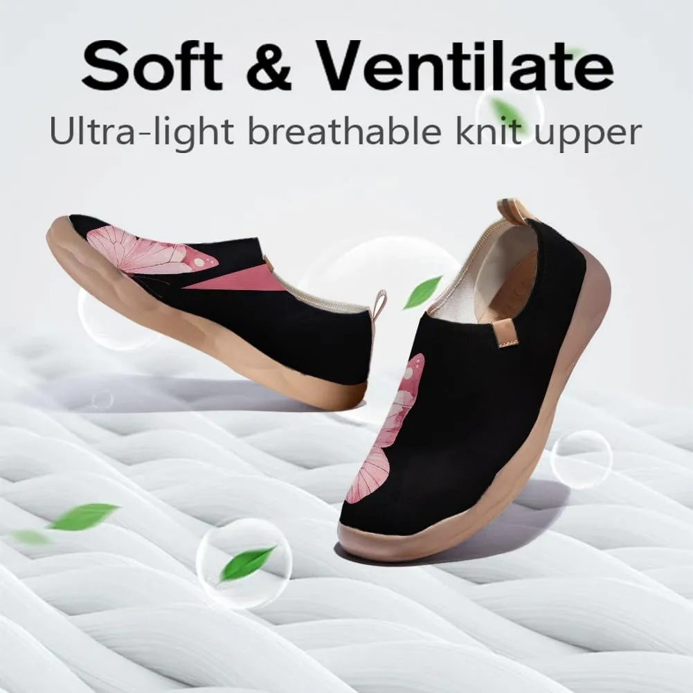 Women's Art Painted Casual Loafers Slip On Walking Shoes Comfortable Lightweight Ladies Travel Sneaker