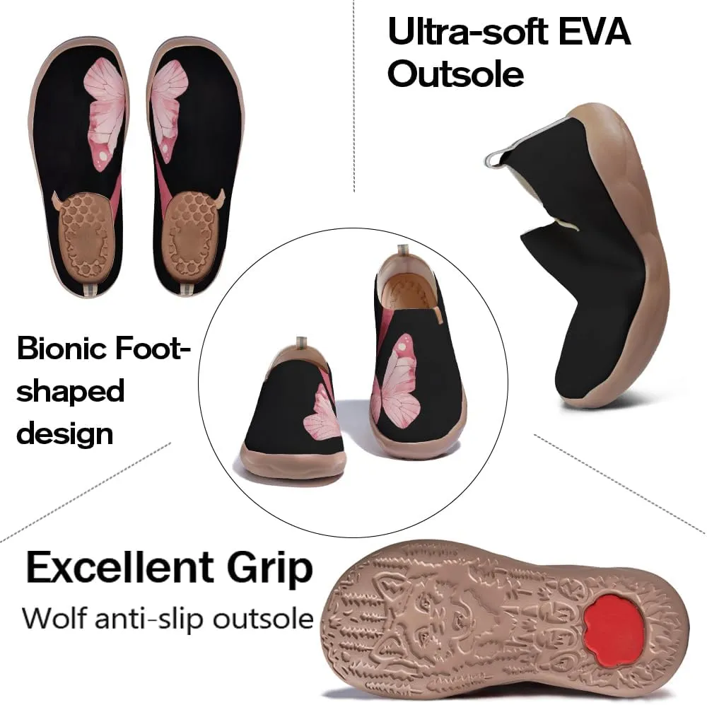 Women's Art Painted Casual Loafers Slip On Walking Shoes Comfortable Lightweight Ladies Travel Sneaker