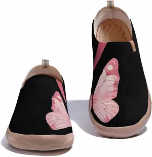 Women's Art Painted Casual Loafers Slip On Walking Shoes Comfortable Lightweight Ladies Travel Sneaker