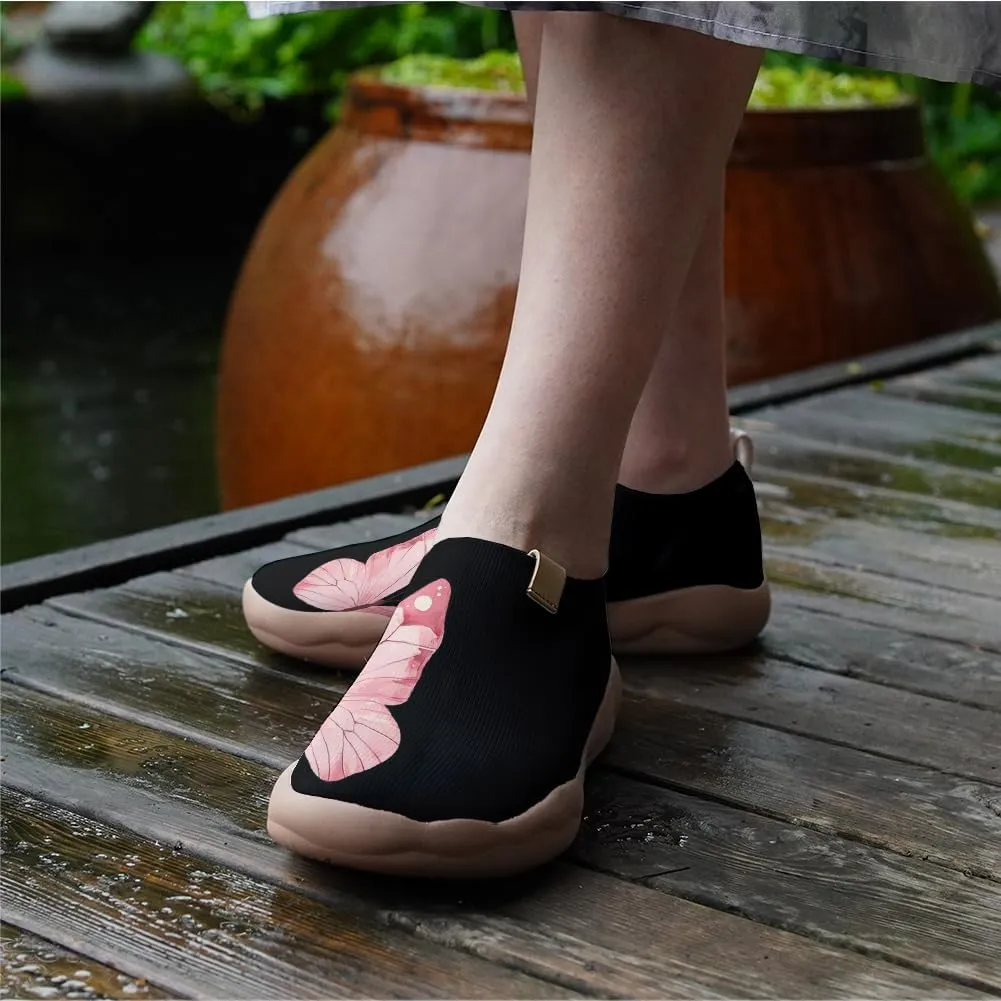 Women's Art Painted Casual Loafers Slip On Walking Shoes Comfortable Lightweight Ladies Travel Sneaker