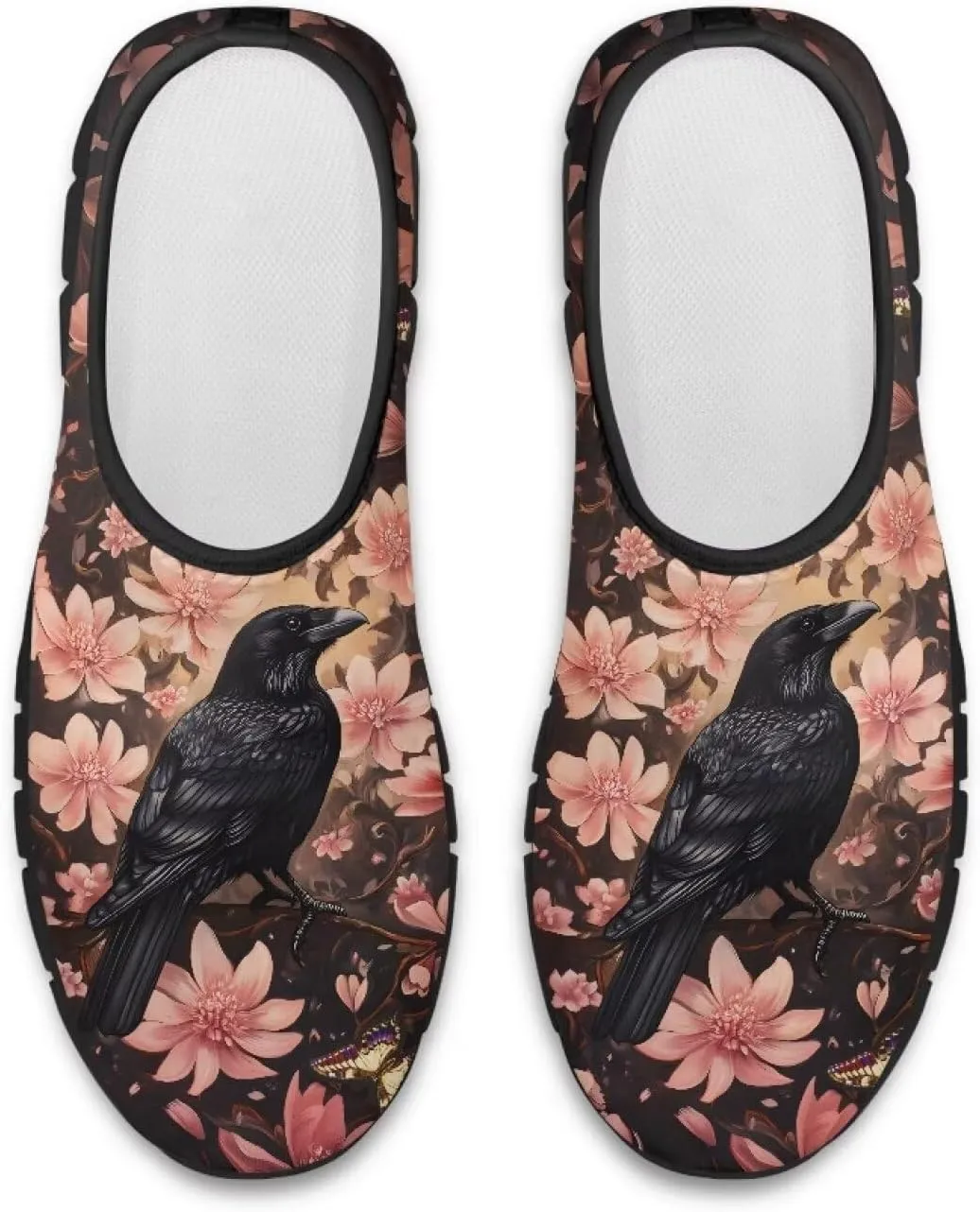 Women's Art Painted Travel Shoes Slip On Casual Mesh Loafers Lightweight Comfort Fashion Outdoor Sneaker for Ladies US Size 5.5-11.5