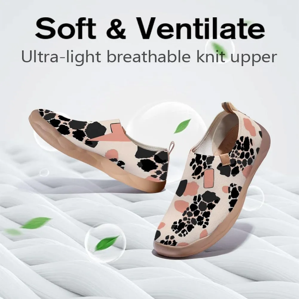 Women's Art Travel Shoes Slip On Knit Comfort Loafers Lightweight Fashion Sneaker