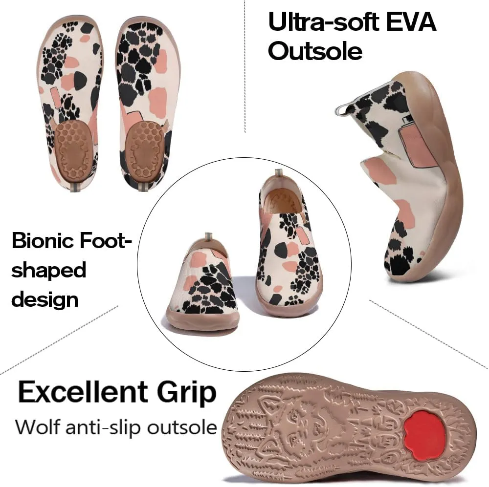 Women's Art Travel Shoes Slip On Knit Comfort Loafers Lightweight Fashion Sneaker