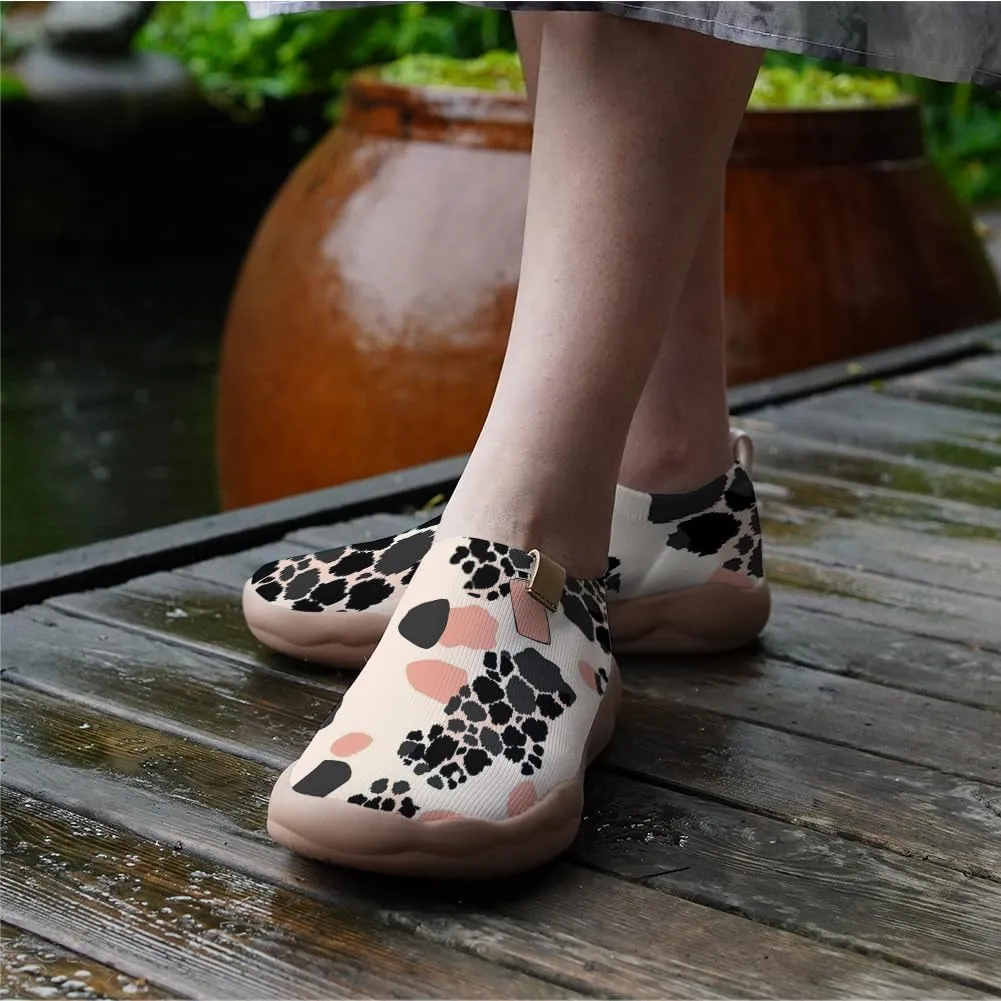 Women's Art Travel Shoes Slip On Knit Comfort Loafers Lightweight Fashion Sneaker