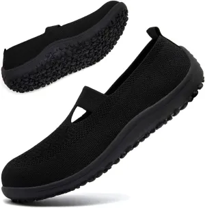 Women's Barefoot Shoes Slip on Zero Drop Workout Shoes Minimalist Walking Sneakers Lightweight Comfortable Footwear Athletic Sports Gym