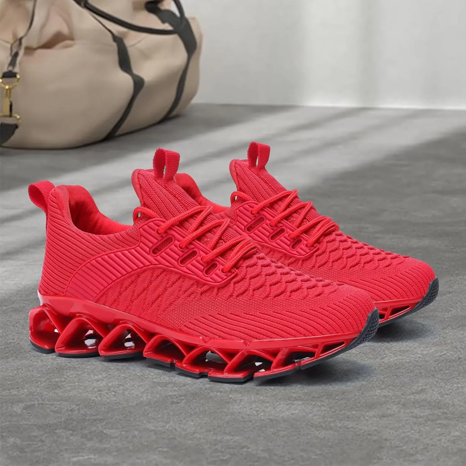 Women's Blade Running Shoes Ladies Fashion Sneakers Slip on Shoes Tennis Walking Athletic Shoes