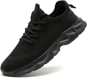 Women's Breathable Casual Athletic Sneakers, Lightweight Comfortable Slip On Gym Walking Tennis Fashion Sports Shoes