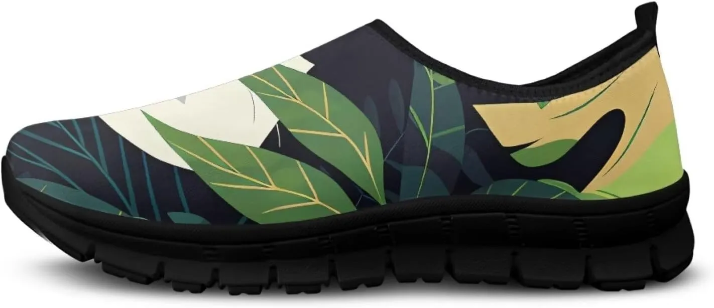 Women's Casual Sneakers Slip on Shoes Women Low Top Canvas Loafers for Walking Outdoor