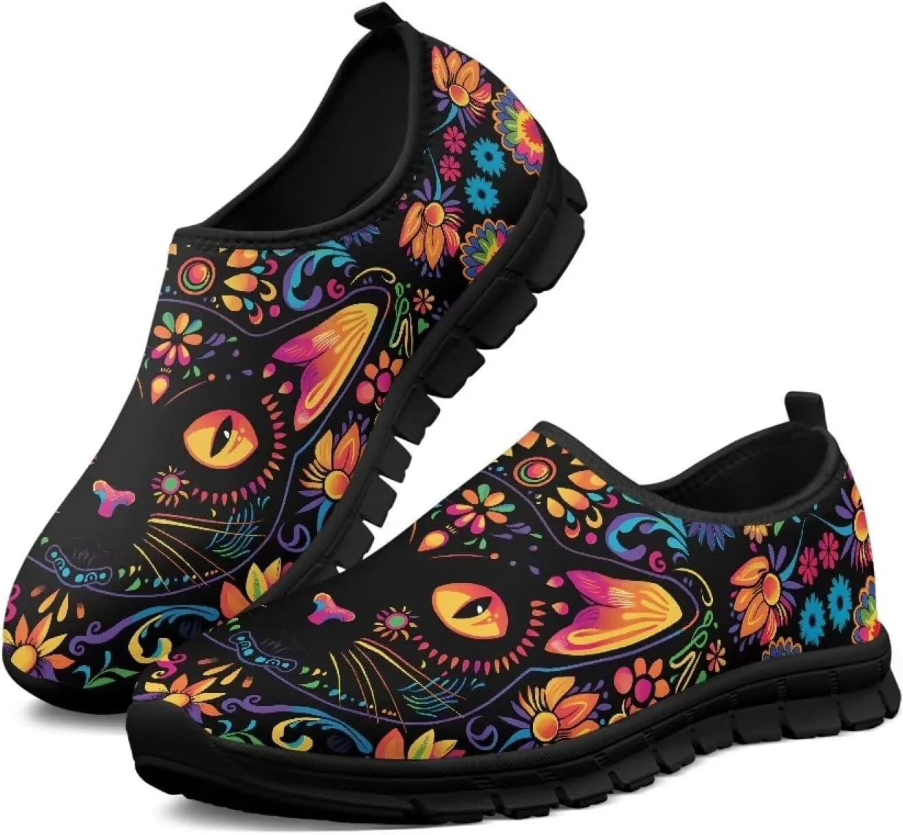 Women's Casual Sneakers Slip on Shoes Women Low Top Canvas Loafers for Walking Outdoor