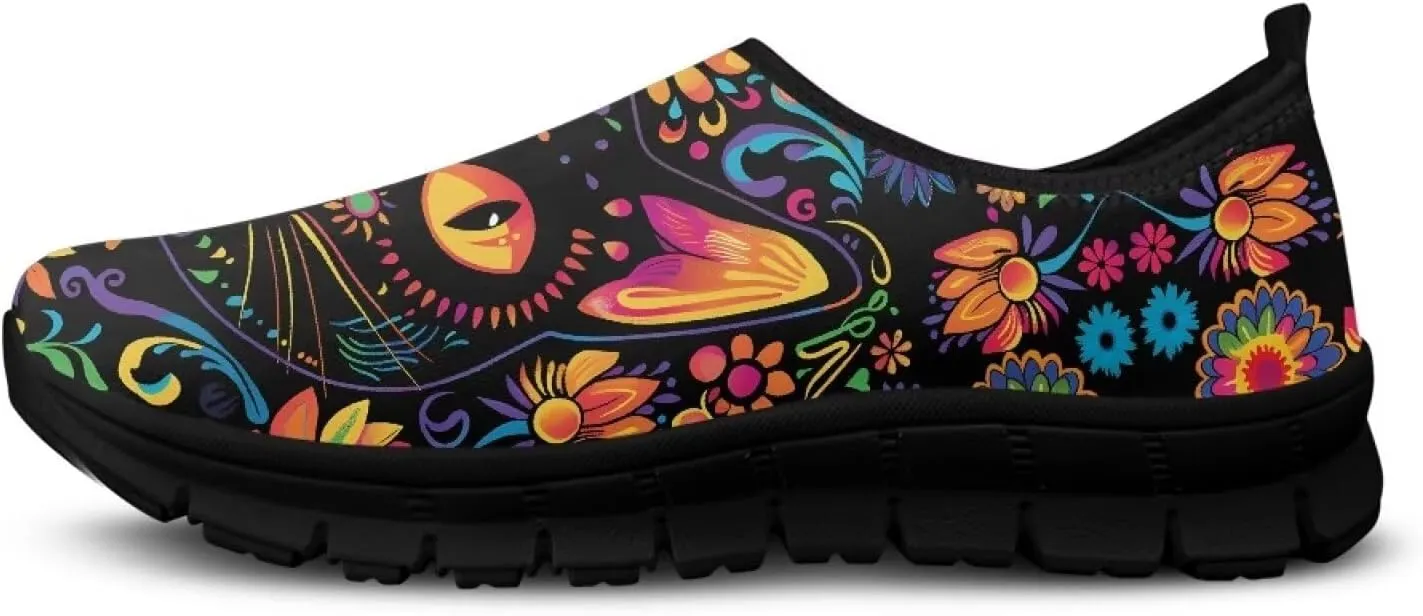 Women's Casual Sneakers Slip on Shoes Women Low Top Canvas Loafers for Walking Outdoor
