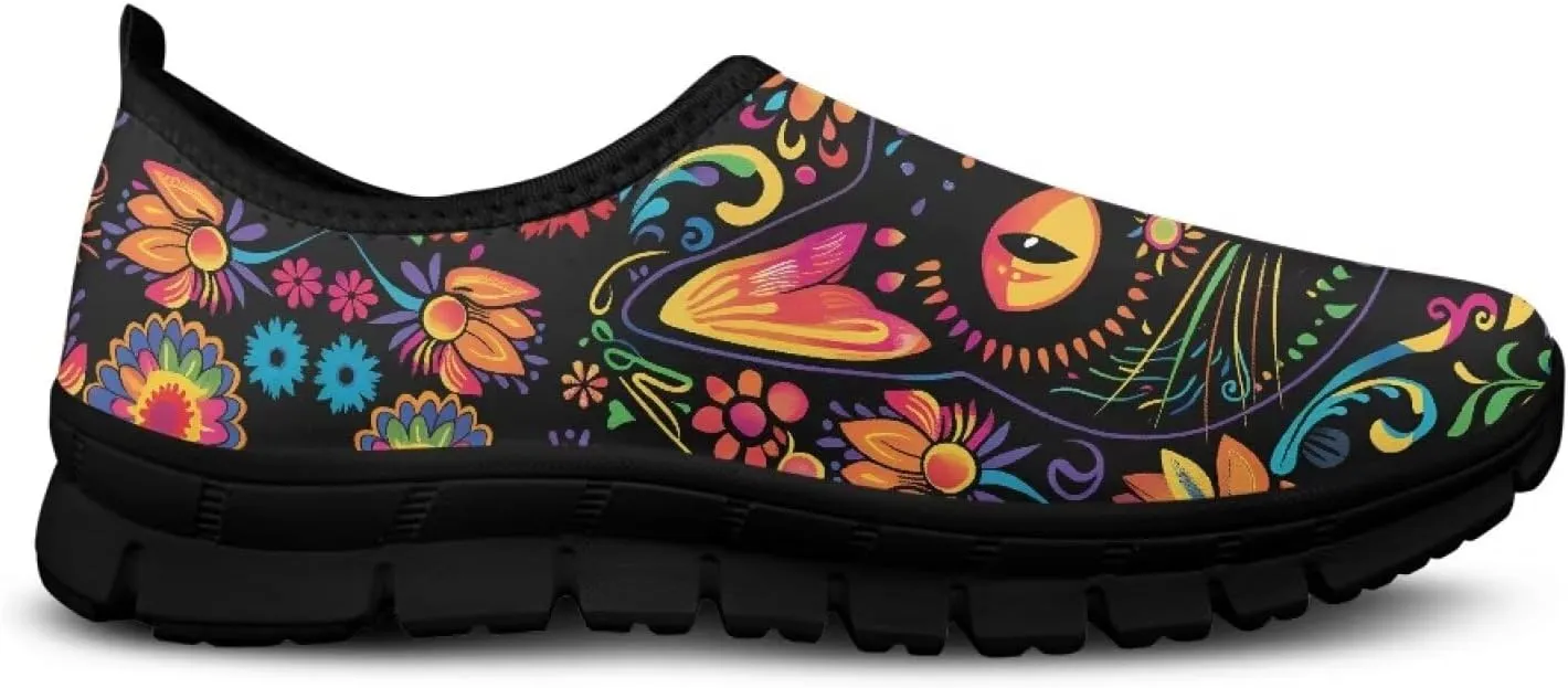 Women's Casual Sneakers Slip on Shoes Women Low Top Canvas Loafers for Walking Outdoor