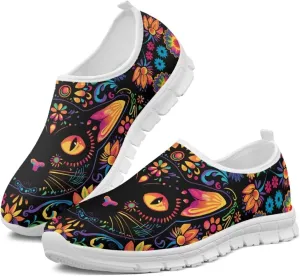Women's Cat Business Loafers Casual Low Top Barefoot Flats Shoes Leisure Sneakers for Birthday