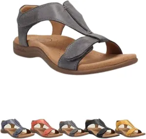 Women's Comfy Orthotic Sandals, Women's Arch Support Flat Sandals, Flat Arch Massage Sandals