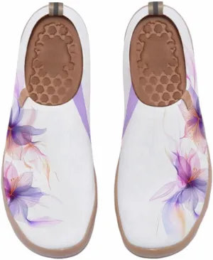 Women's Fashion Art Sneaker Painted Knit Slip-On Loafers Ladies Travel Shoes
