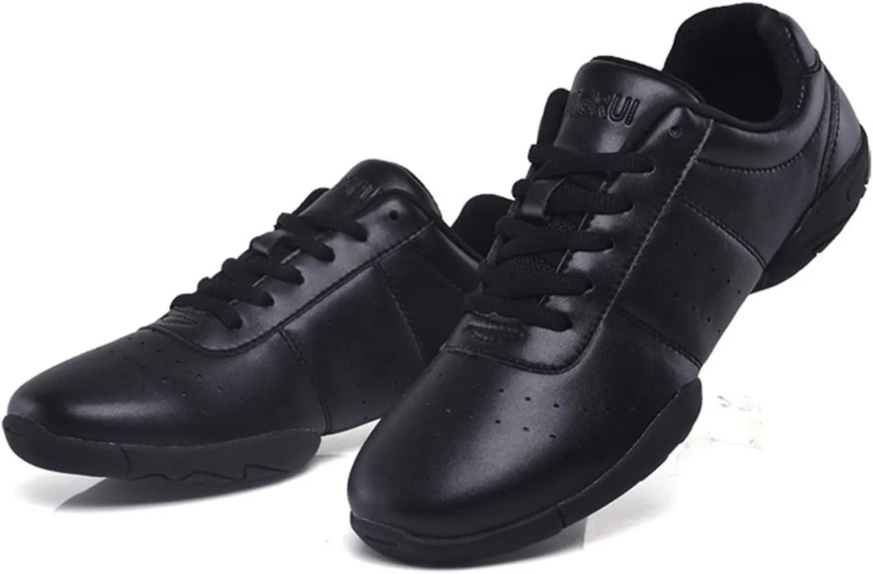 Women’s Girls’ Lace-Up Gym Sport Aerobics Cheerleading Dance Shoes Training Sneakers