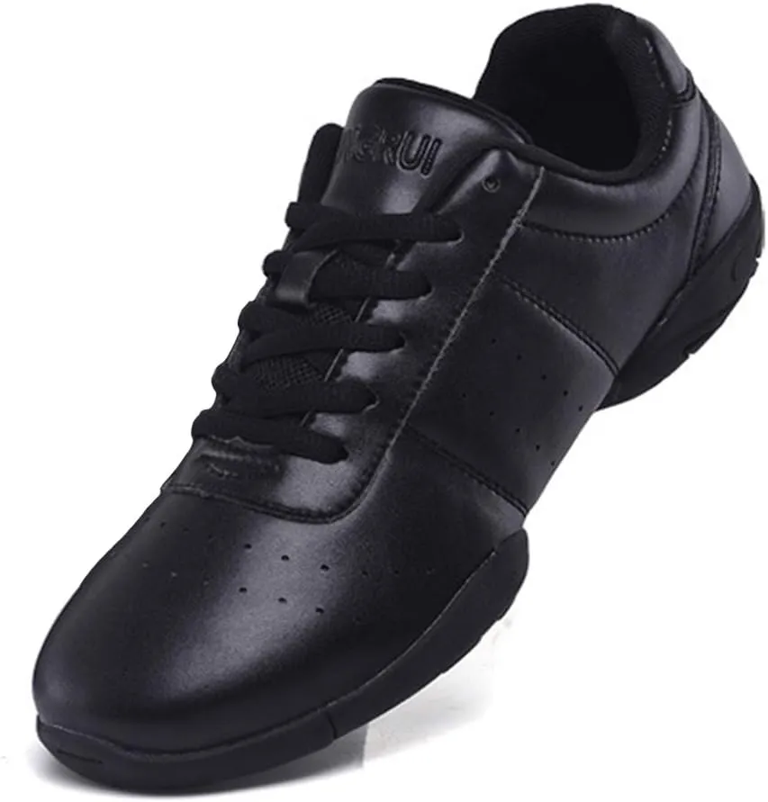 Women’s Girls’ Lace-Up Gym Sport Aerobics Cheerleading Dance Shoes Training Sneakers