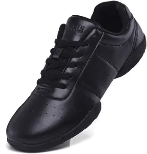 Women’s Girls’ Lace-Up Gym Sport Aerobics Cheerleading Dance Shoes Training Sneakers