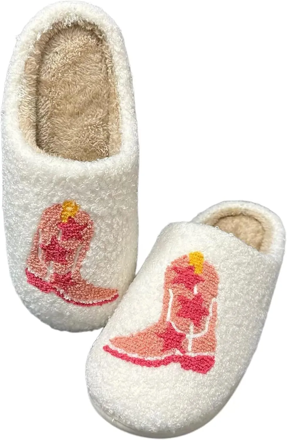 Women's Men's Strawberry Slippers Cute Fruit Home Slippers Winter Fuzzy Memory Foam Fluffy Warm House Shoes