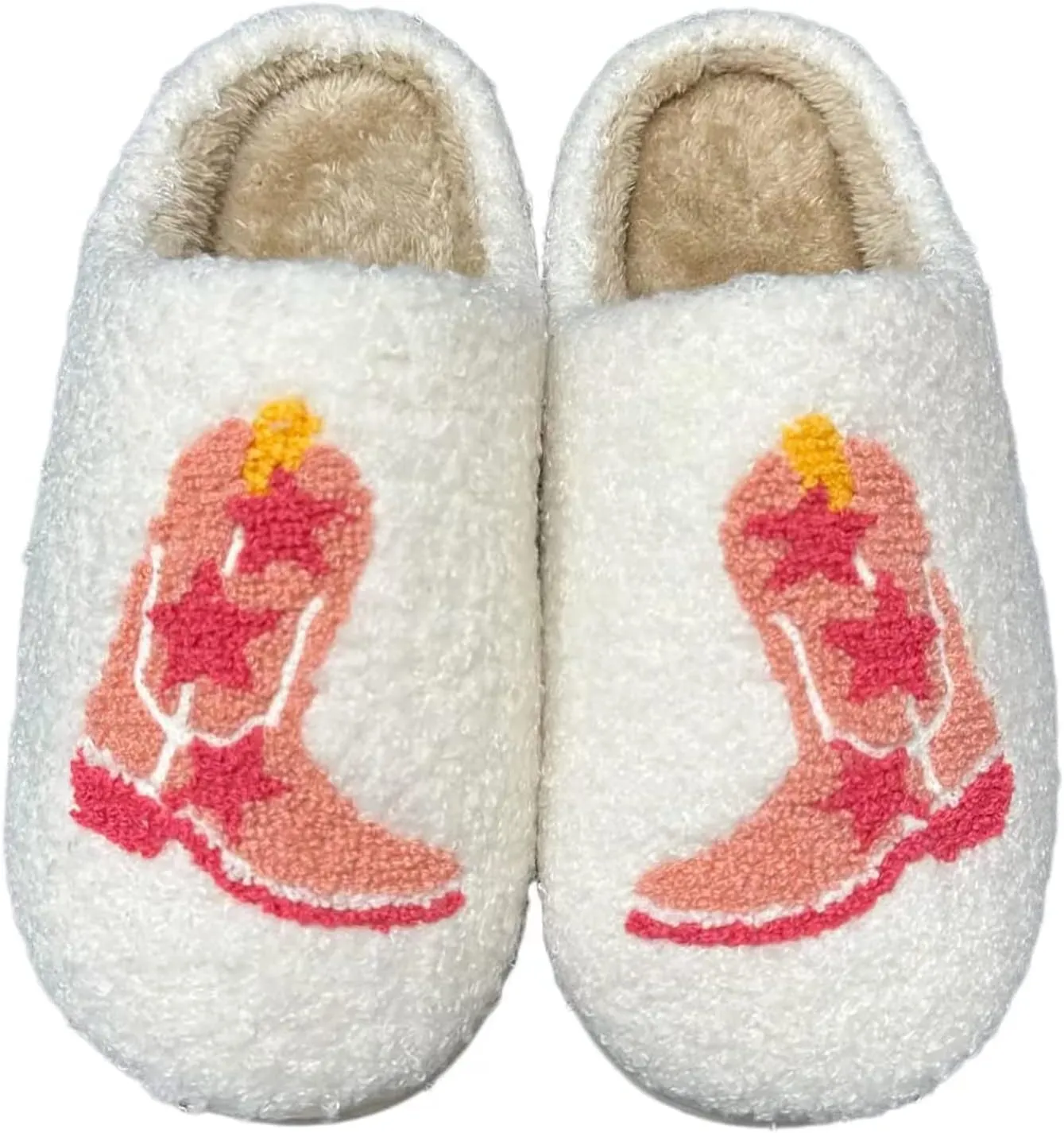 Women's Men's Strawberry Slippers Cute Fruit Home Slippers Winter Fuzzy Memory Foam Fluffy Warm House Shoes