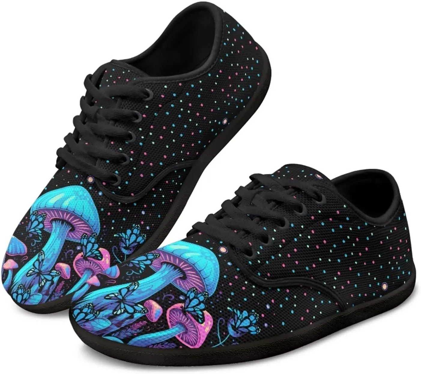 Women's Minimalist Barefoot Shoes Lightweight Mesh Sneakers Casual Walking Shoes Breathable Non-Slip Running Shoes Comfortable Low Top Footwear Work Flats