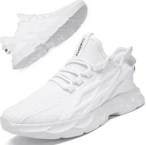 Womens Running Shoes Lightweight Tennis Shoes Gym Workout Fashion Sneakers Non Slip Breathable Athletic Walking Sneakers