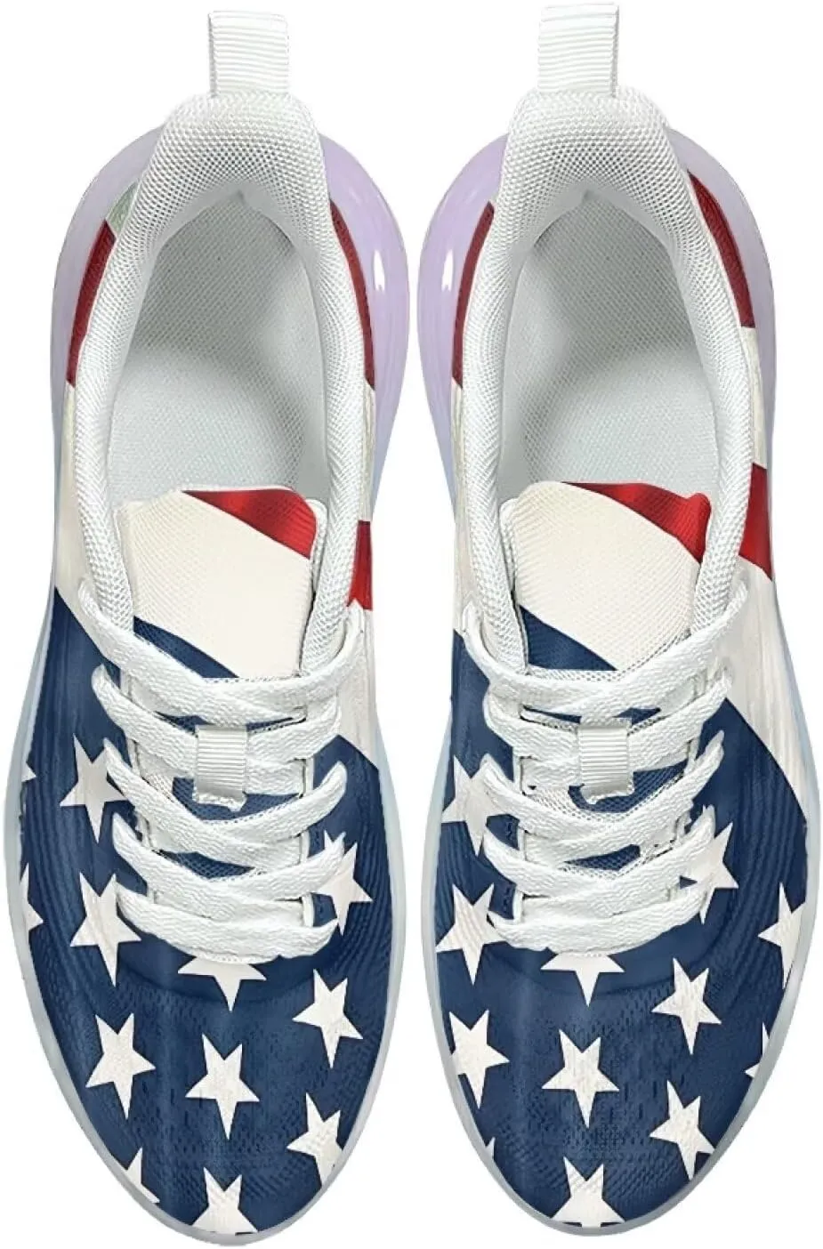 Women's Shoes Comfortable Low Top Air Cushion Workout Walking Sneaker Lightweight Non-Slip Footwear Running Shoes Women US 6-11
