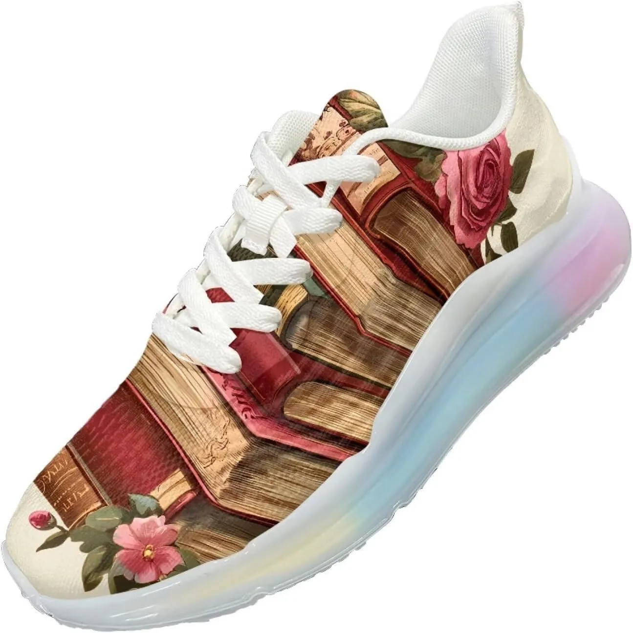 Women's Shoes Comfortable Low Top Air Cushion Workout Walking Sneaker Lightweight Non-Slip Footwear Running Shoes Women US 6-11